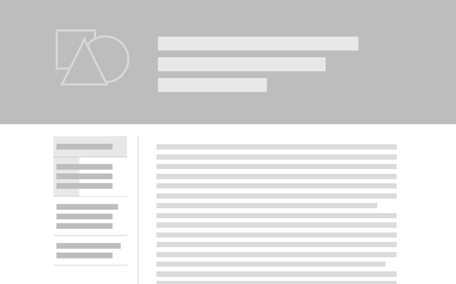 Wireframe layout for the ASIC longread