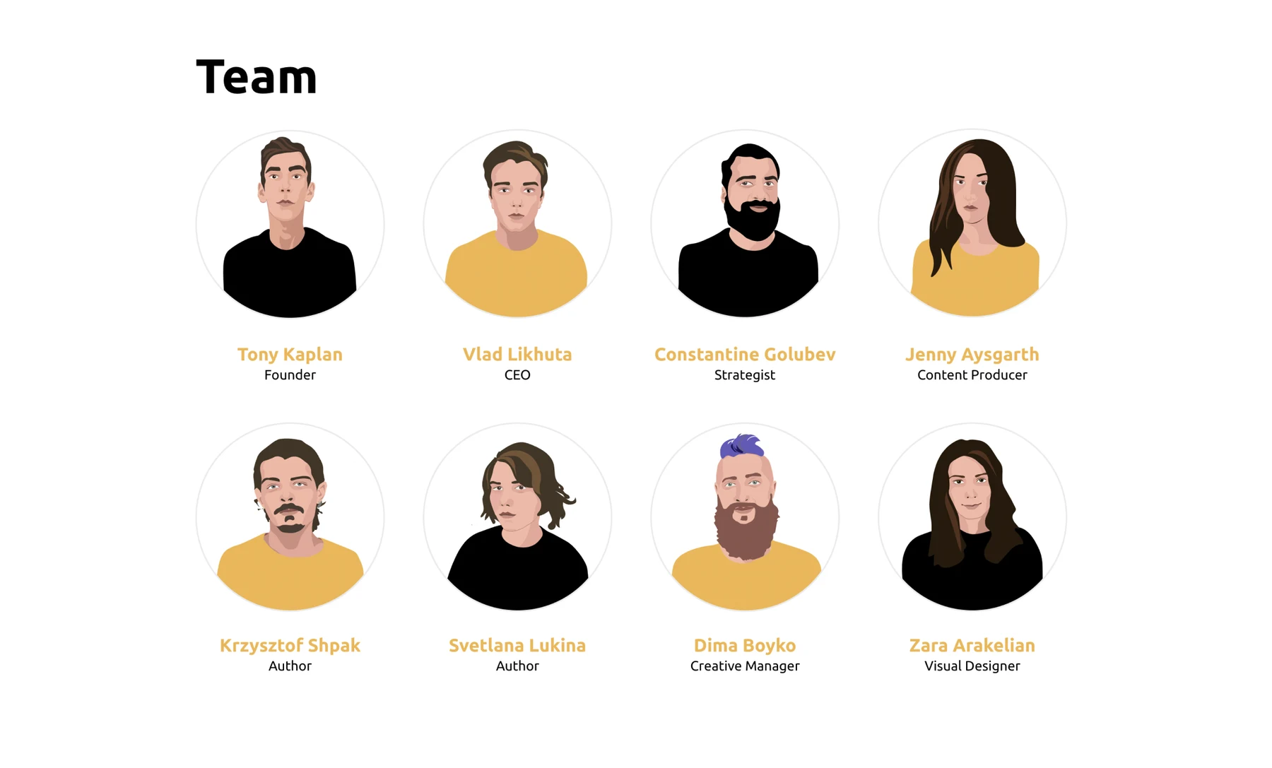 Team section